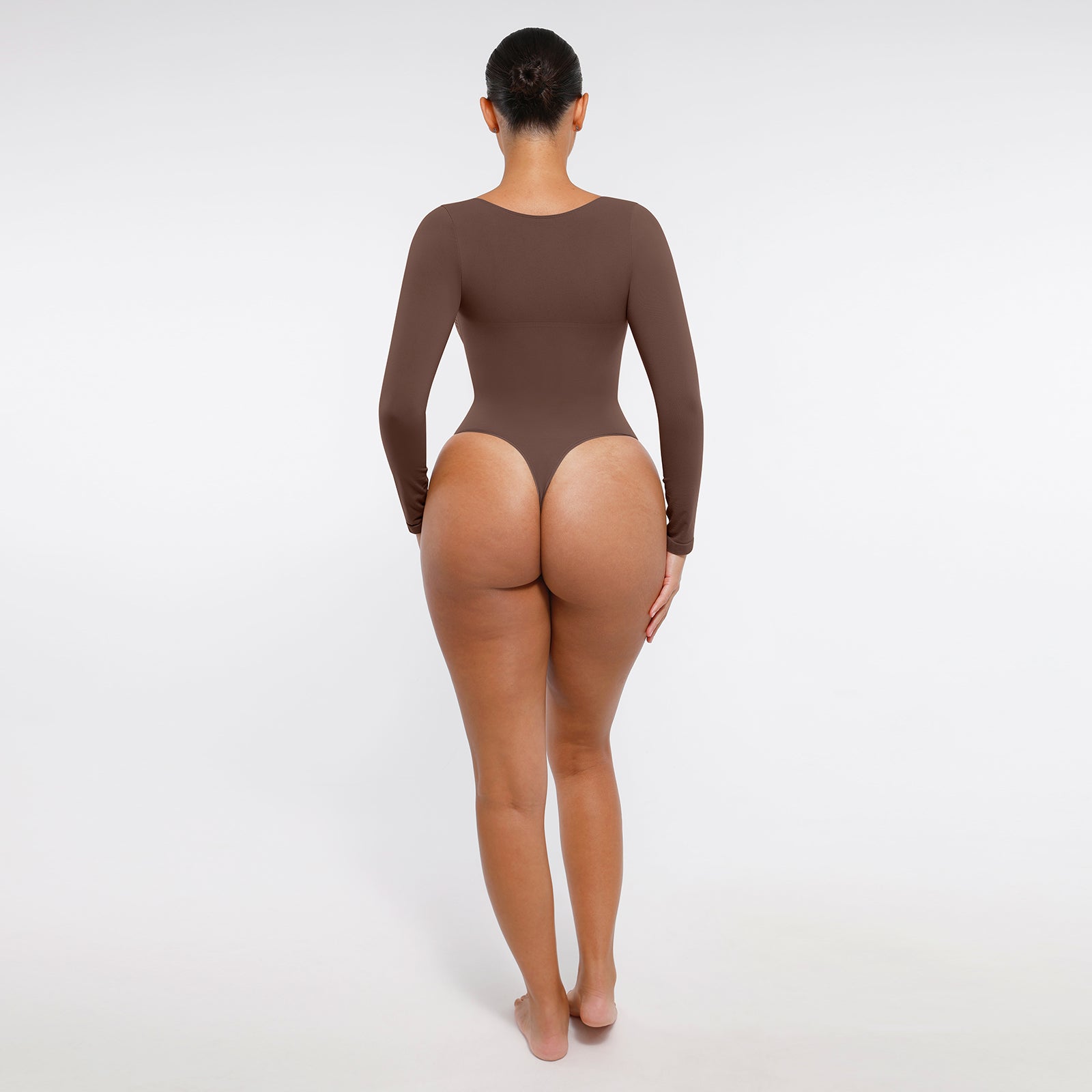 Bodysuit Shapewear Longsleeve mit String