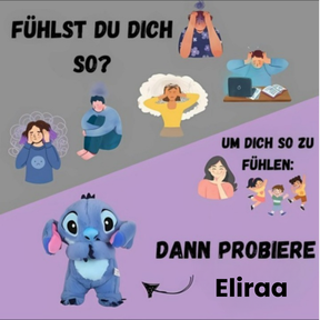 Atmender Stitch - Plüschtier für Kids & Erwachsene