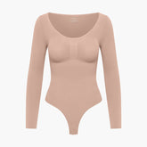 Bodysuit Shapewear Longsleeve mit String
