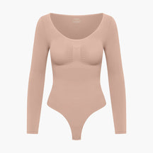 Bodysuit Shapewear Longsleeve mit String