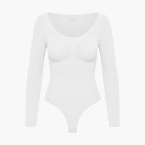 Bodysuit Shapewear Longsleeve mit String