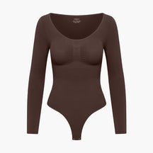 Bodysuit Shapewear Longsleeve mit String
