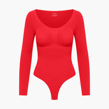 Bodysuit Shapewear Longsleeve mit String