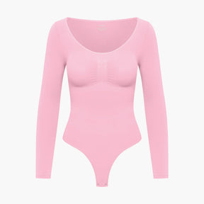 Bodysuit Shapewear Longsleeve mit String
