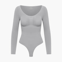 Bodysuit Shapewear Longsleeve mit String